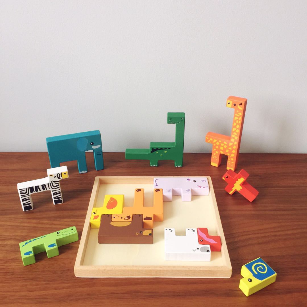 Creative Animal Shape Building Blocks