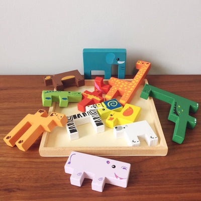 Creative Animal Shape Building Blocks