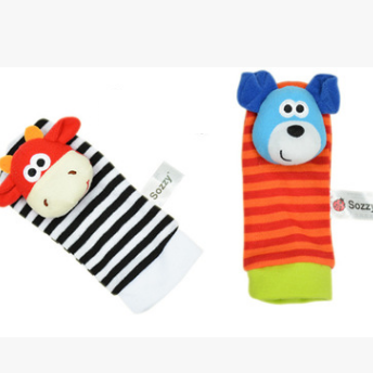 Animal Wrist Rattle & Foot Finder Toy