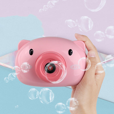 Children Piggy Bubble Machine