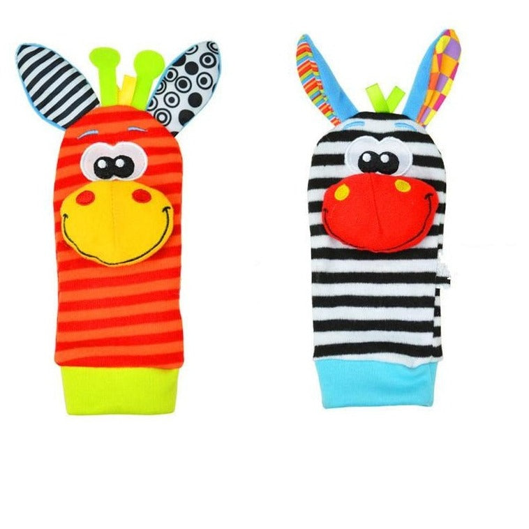 Animal Wrist Rattle & Foot Finder Toy