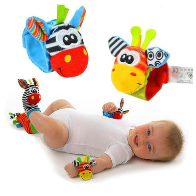 Animal Wrist Rattle & Foot Finder Toy