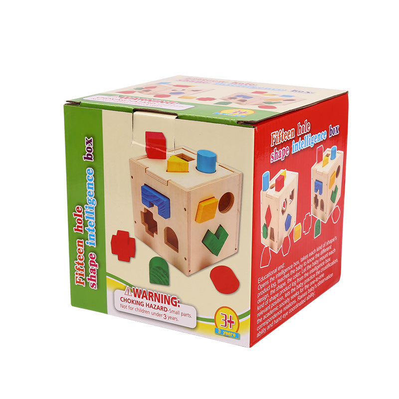 Early education building block wooden toys